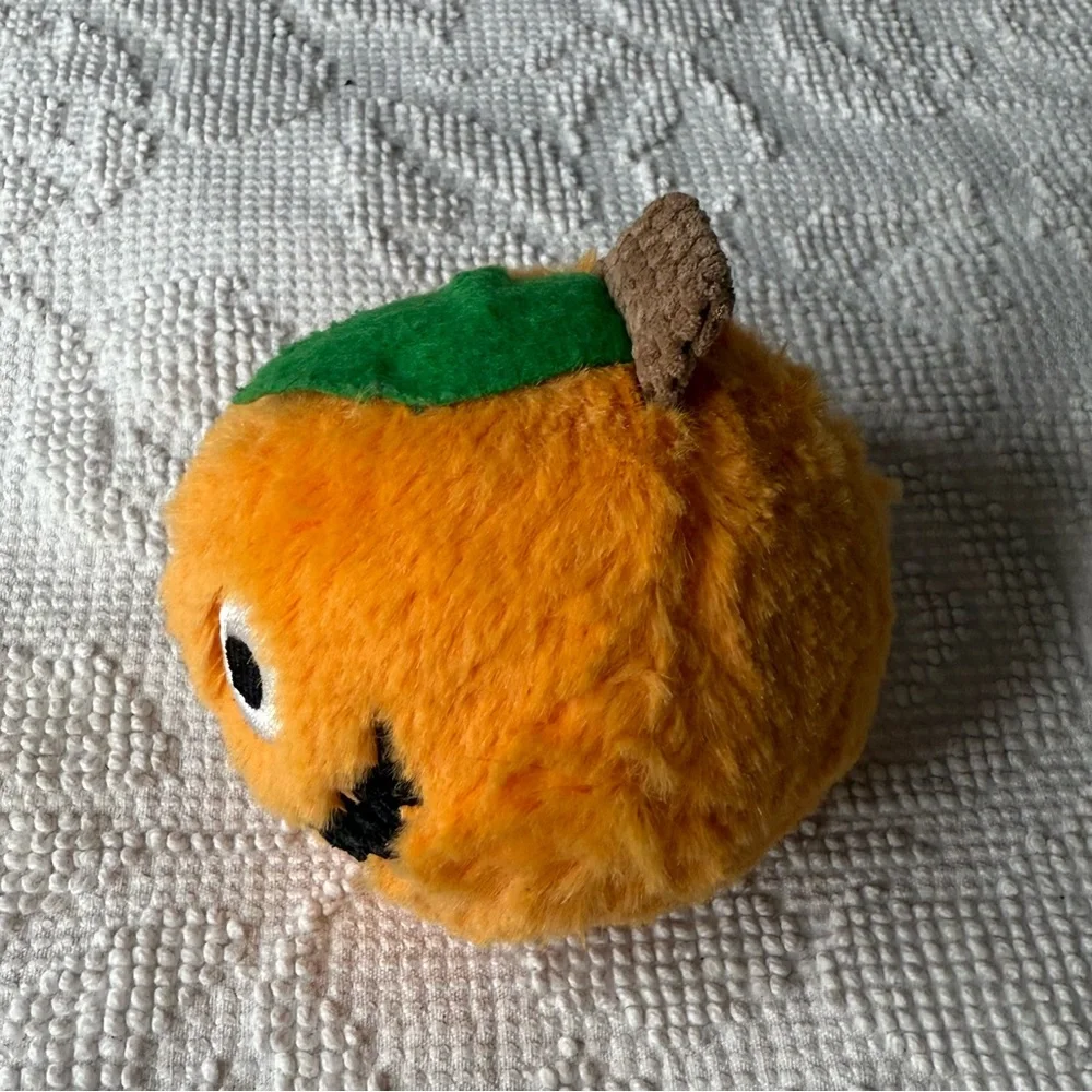Scentsy Buddy Clip Pumpkin Jack-O-Lantern Orange Plush Halloween 4 Inch